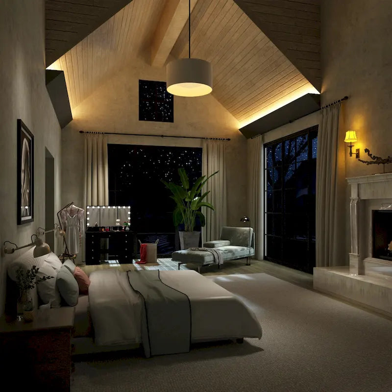 Coiffeuse LED de luxe avec 9 tiroirs, station de maquillage élégante – Sanzelize Design