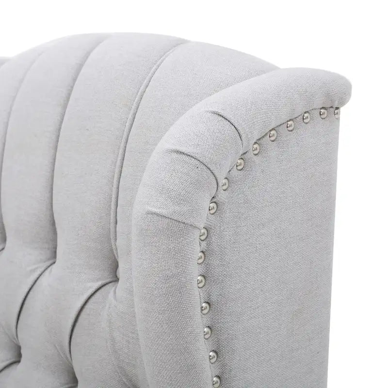 Fauteuils inclinables en tissu touffeté Walter (lot de 2) – Sanzelize Design