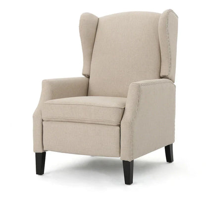 Fauteuil inclinable à dossier haut, rembourré, style classique, pour salon – Sanzelize Design
