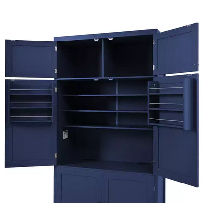 Grand meuble de garde-manger de cuisine avec prises électriques – Sanzelize Design