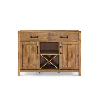 Buffet Roots en finition naturelle - 132 x 46 x 91 cm – Sanzelize Design